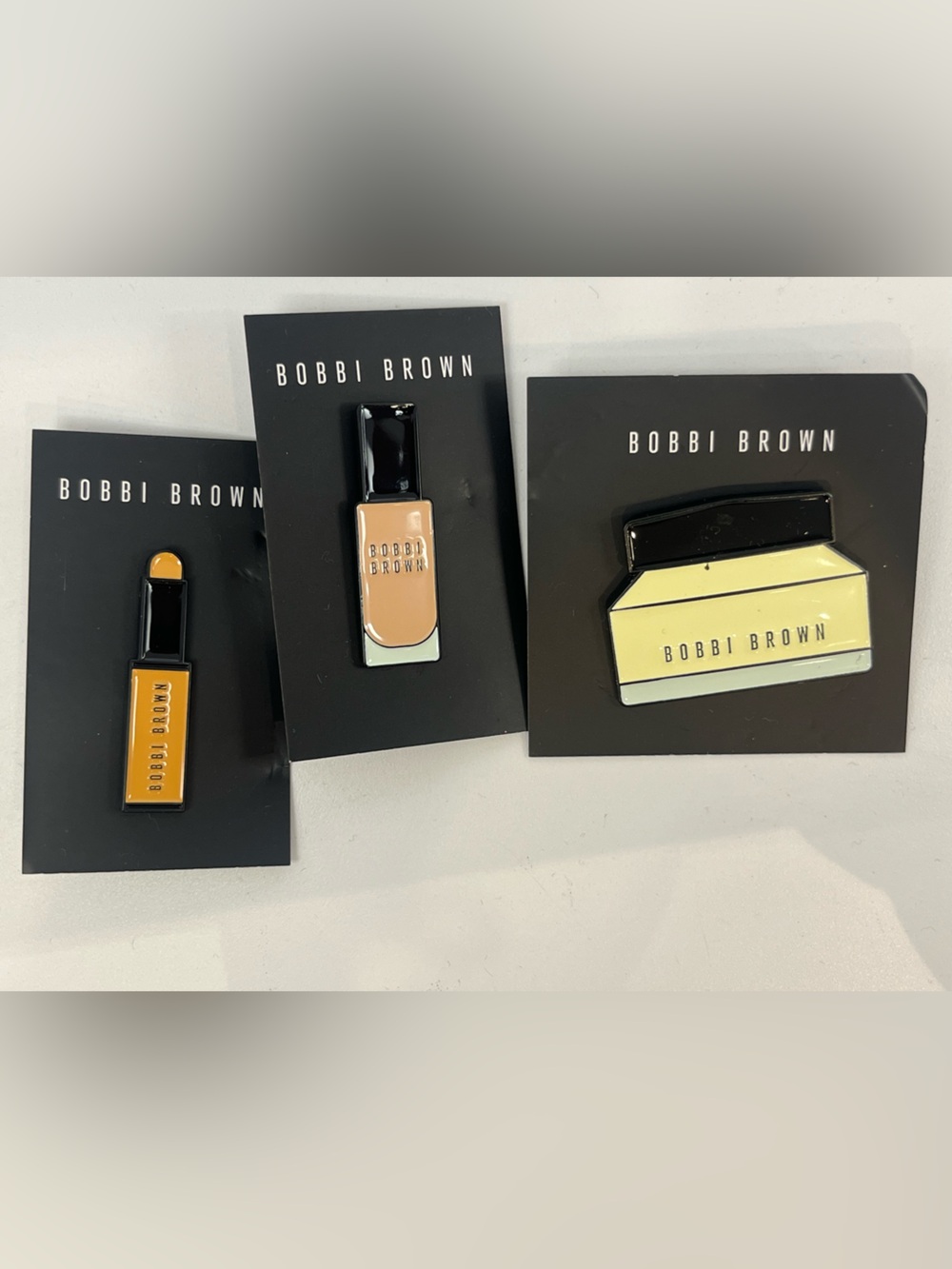 Collectible  Bobbi Brown Enamel Lapel Pins